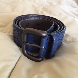 Bottega Veneta woven leather men’s belt 90cm/36in